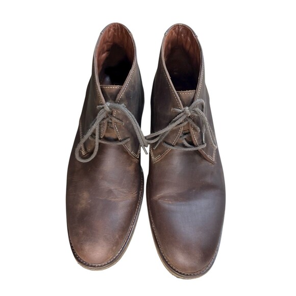 Johnston & Murphy Copeland Chukka Boots 11.5 Brown Leather Lace Up Casual Dress - Picture 5 of 8